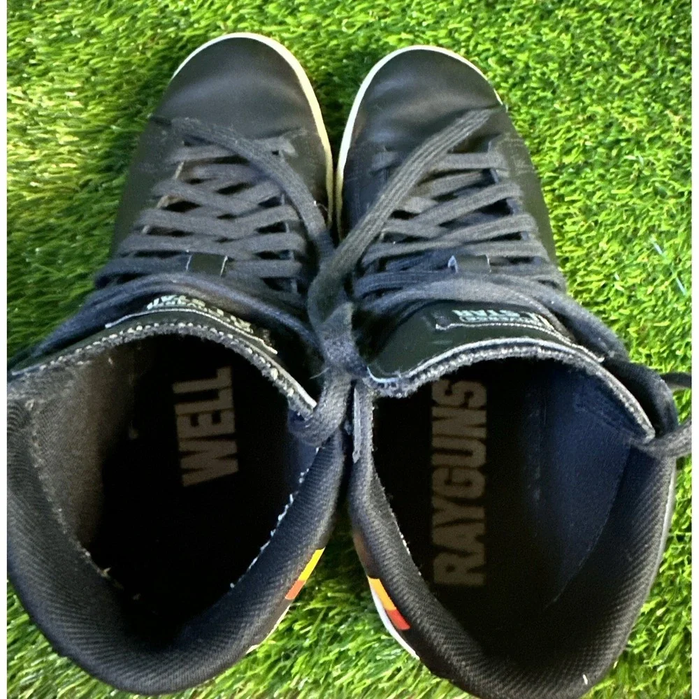 Converse‎ Chuck 70 Hi Tops Roswell Rayguns Black Leather Sneakers Kids 6